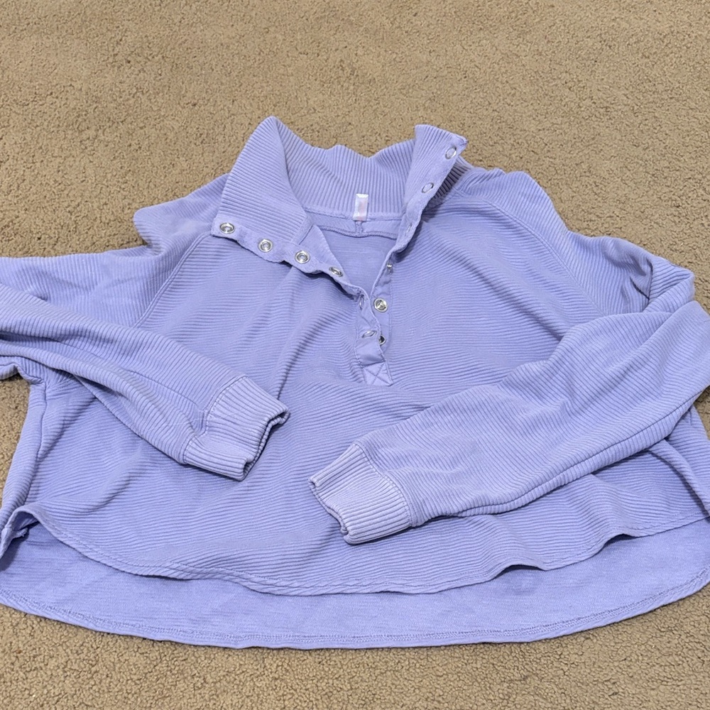 FP Movement by Free People Lavender Crop Top
